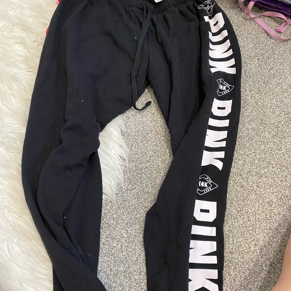 Pink sweatpants